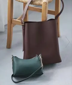 me fit BAG ワンショルダートート&ミニショルダーバッグ/2点セットのサムネイル