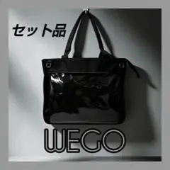 【セット品】WEGO　 ときめき　サテン痛バッグ　 Sサイズ　DIYフラップ付きのサムネイル