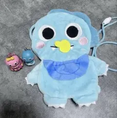 がんこちゃんがんペーちゃんキーホルダーポシェット3点セット
