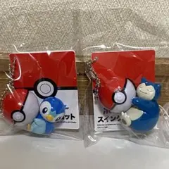 ポケットモンスター スイングマスコット ２種セット カビゴン ポッチャマ