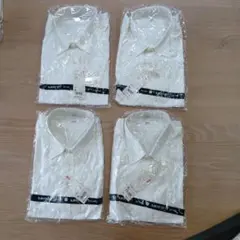 ユニクロ　スリムフィット ワイシャツ XL 白 4枚セット　長袖