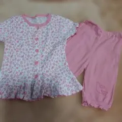 小鳥プリントパジャマ100