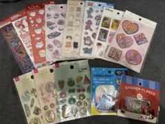 ダイソー　セリア　シールまとめ売り