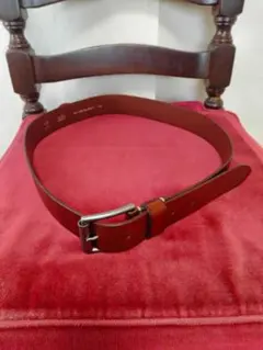 レザー革ベルト茶色美品長さ115.5センチ