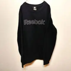 Reebok リーボック スウェット ブラック ビックロゴ トレーナー