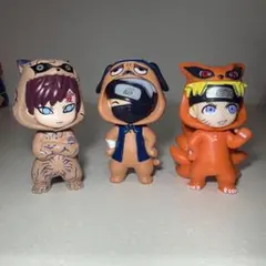 NARUTO ナルト　着ぐるみフィギュア3体セットのサムネイル