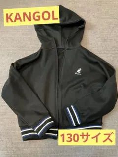 KANGOL ANTIQUATOY ブラック パーカー 130