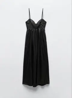 ネオレザーワンピース ZARA
