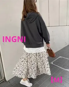 【新品】INGNIイング ダルメシアン柄スカート Mサイズ