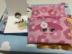 サンリオ日焼けマーカーチャーム ポチャッコ プチ巾着 マイメロ　セットのサムネイル