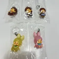 モンチッチ めじるしアクセサリー2 セミコンプリート5個セット
