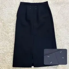 Maison Margielaマルジェラ ロングスカート　ネイビー　濃紺 メゾン マルタン マルジェラ H&M アーティザナル ⓪ トラウザーズ