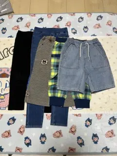 キッズ　ハーフパンツ、長ズボンまとめ売り110から120