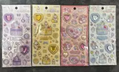 サンリオキラキラジュエルシール　コロコロクリリン　チャーミーキティなど4点セット