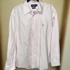 Ralph Lauren ピンク 長袖シャツ L古着