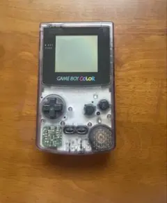 ゲームボーイカラー クリアパープル　ソフト付き（テトリスDX）