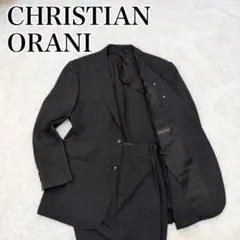 【極美品⭐️AB8⭐️希少】クリスチャンオラーニ　ビジネススーツセットアップ　黒 2026年最新】CHRISTIAN ORANI スーツの人気アイテム - メルカリ