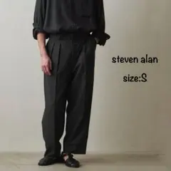美品steven alan MGD CHECK IN2PLEATED DRESS