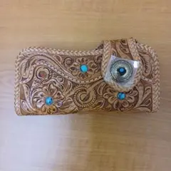 ALZUNI アルズニ ターコイズ ロングウォレット - メルカリ