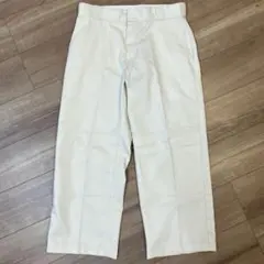 ディッキーズ ダブルニーパンツ ルーズフィット 生成り w32 874