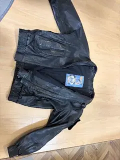 大幅値下げしました。［希少］Vintage 黒レザージャケット japa