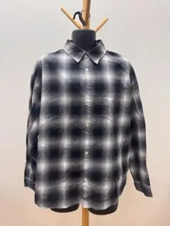 K04-010 HANGTENチェック柄シャツ XLサイズ