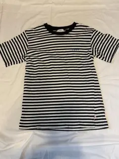 coen ボーダーTシャツ 刺繍ロゴ
