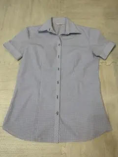 ORIHICA チェック柄 半袖シャツ Mサイズ