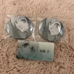 ブルーロック 氷織羊 ブルロ展 缶バッチ F ネームバッチ