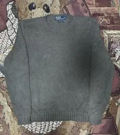 Polo by Ralph Lauren グレー コットンニット