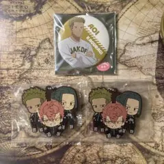 怪獣8号　ブートキャンプ　缶バッジ　ラバーマスコット　3点セット