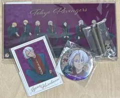 東京リベジャーズ 黒川イザナ DMM 缶バッジ カード アクリルパネル