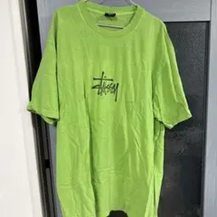 Stussy Tシャツ XXL ライムグリーン USA製のサムネイル