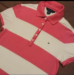 TOMMY HILFIGER  トミーヒルフィガー ボーダーポロシャツ S