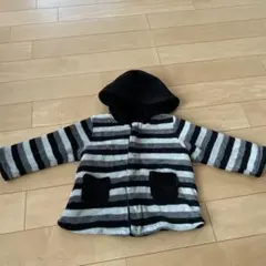 コムサイズム　ボアパーカー　リバーシブル90cm