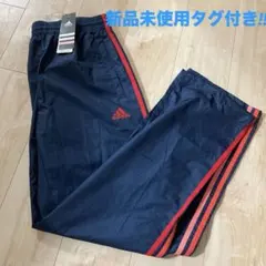 新品未使用タグ付きadidasピステパンツ コレナバリー/ライトスカーレットM