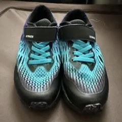 ムーンスター　19.5 3E ULTIMATOR 青黒 スニーカー ベルクロ