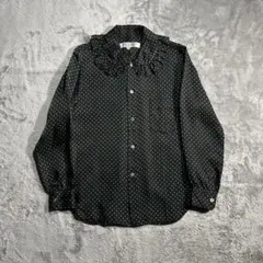 美品 コムデギャルソン フラワープリントノースリーブワンピース