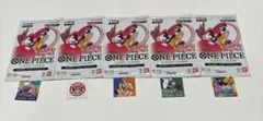 【新品未開封】ワンピース★ラウンドワンコラボカード　プロモーションパック5パック