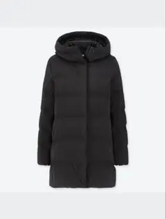 UNIQLO シームレスダウンショートコート　黒　ブラック　Lサイズ