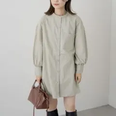 お*か様 Kastane ストライプビッグシャツ
