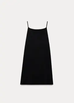 ZARA キャミワンピース ブラック XS