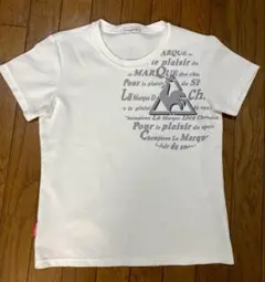 ホワイト Tシャツ Lサイズ グラフィックプリント