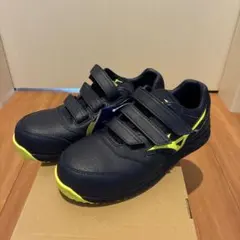 だ*う様 Mizuno 安全靴 オールマイティ LS Ⅱ 22L ネイビー/イエ