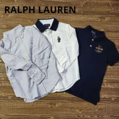 ポロ ラルフローレン キッズ ポロシャツ 半袖 シャツ 長袖 3点セット 110