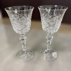 ボヘミアングラス　ペア　2個セット