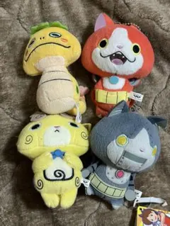 妖怪ウォッチ マスコット 4体 ジバニャン ツチノコ コマじろう ロボニャン