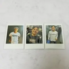 千葉ロッテマリーンズ 石川慎吾 シークレットチェキ 3枚セット