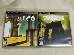【説明書付き】ICO ワンダと巨像 PS3 2点セット まとめ売り