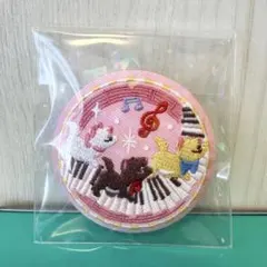 【新品未使用】ディズニー刺繍缶バッジ2 おしゃれキャット
